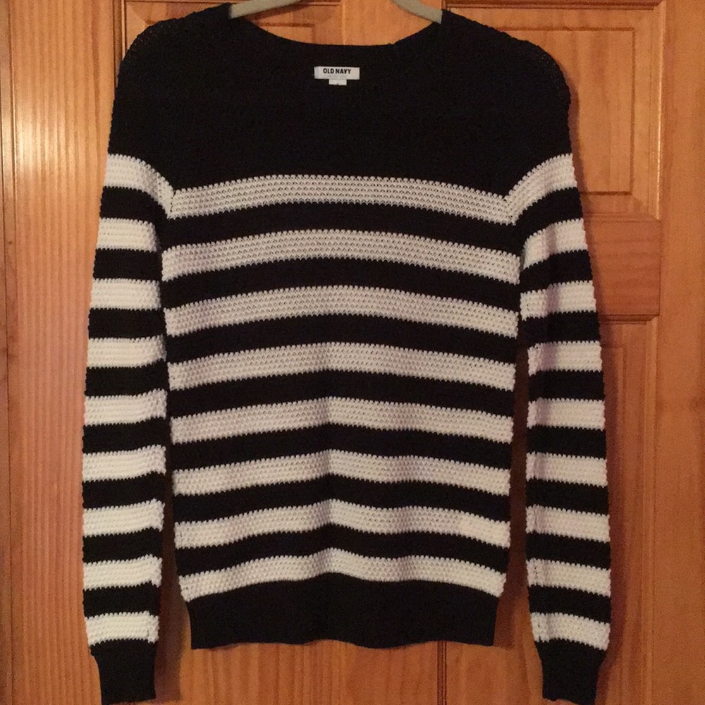 Women’s striped sweater. Worn once.